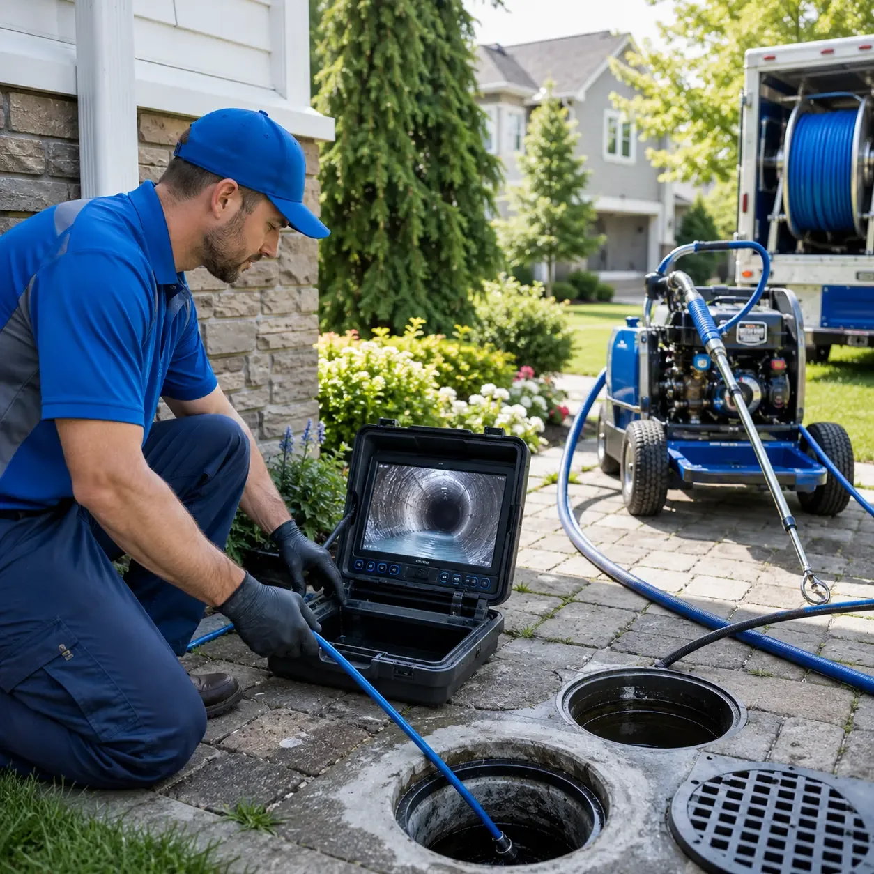 Outdoor drain cleaning professionals serving Belcher, LA