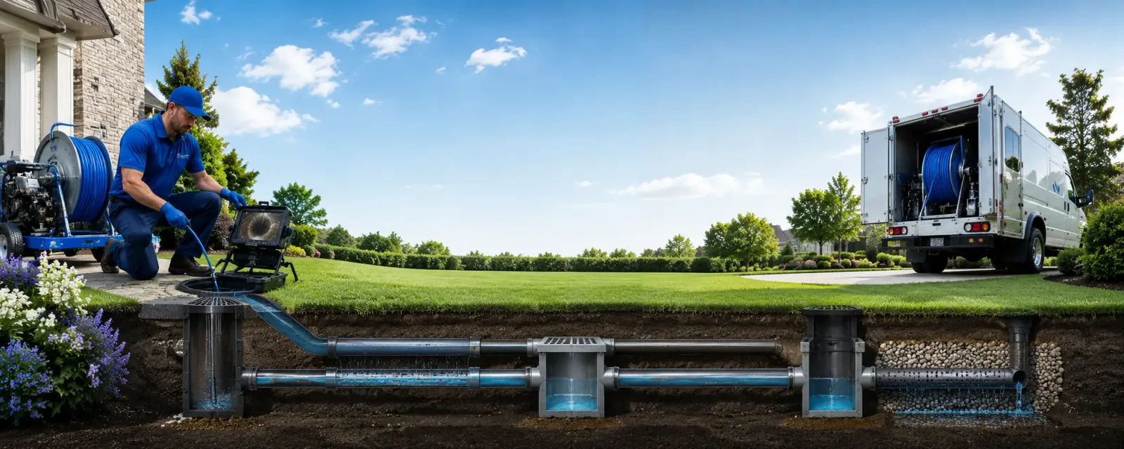 Outdoor drain cleaning information for Belcher, LA